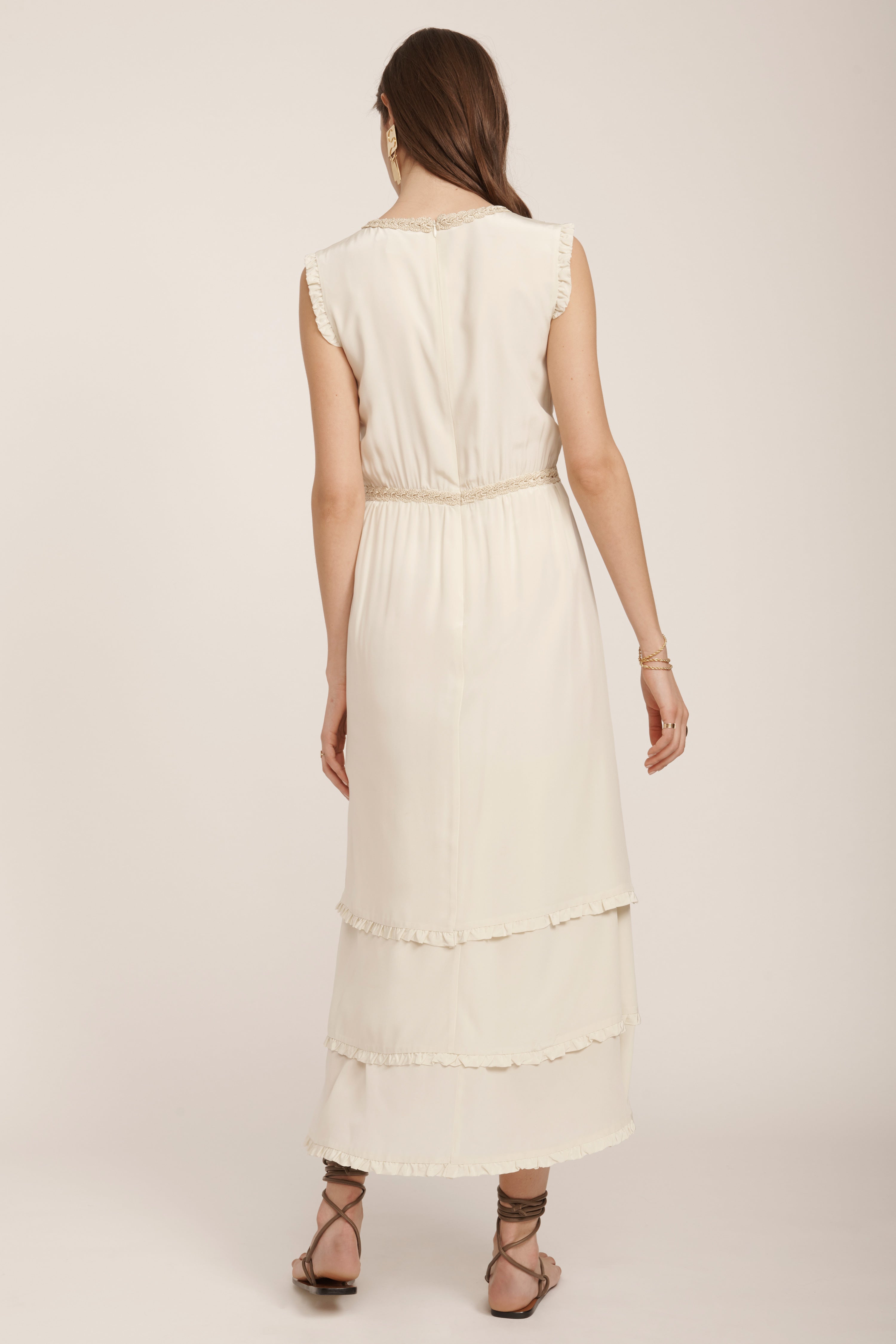 The Mia Dress - Sand